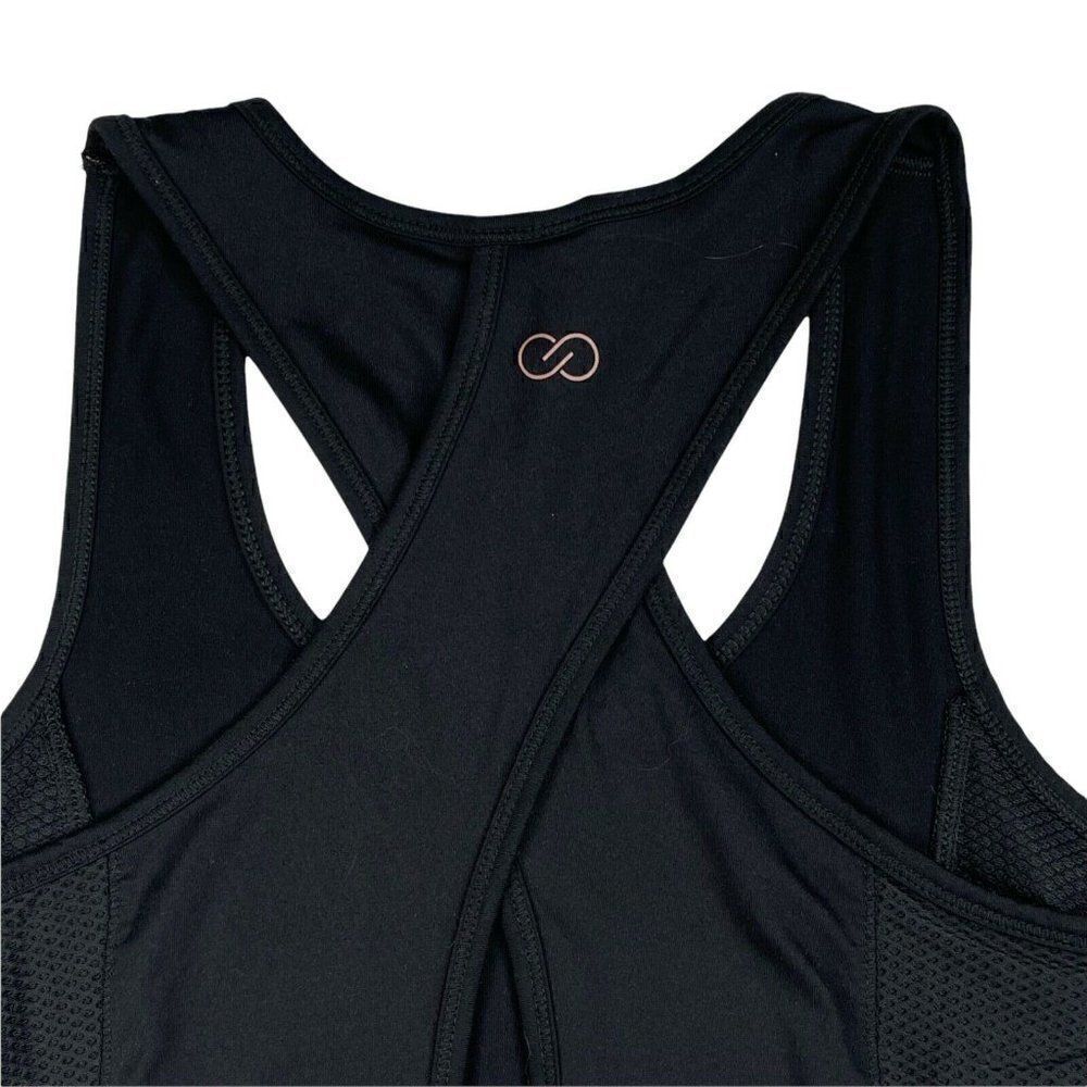Calia Cross Back Keyhole Tank Black - Picture 5 of 6